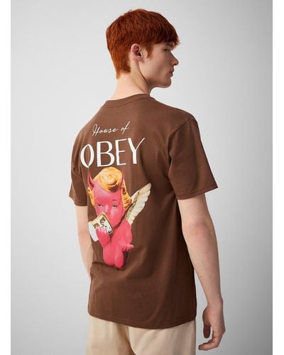 Obey Horned Angel T - Multicolor