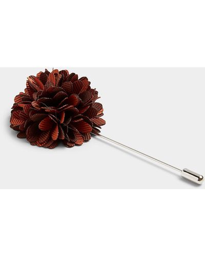 Le 31 Flower Dome Pin - Brown