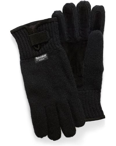 Le 31 Lined Wool Gloves - Black