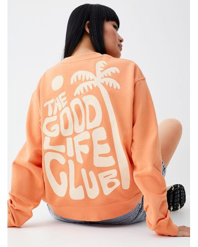 Notice The Reckless The Good Life Club Sweatshirt - Orange