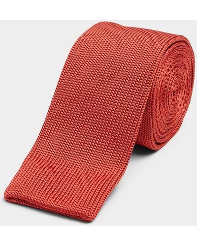 Le 31 Satiny Knit Tie - Red