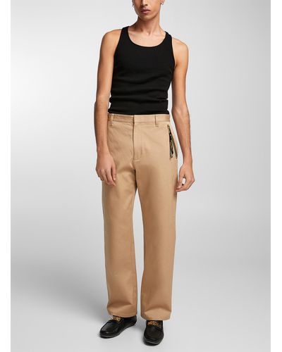 Moschino Beige Chino Pant - Multicolor