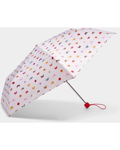 Fulton Fun Pattern Umbrella - White