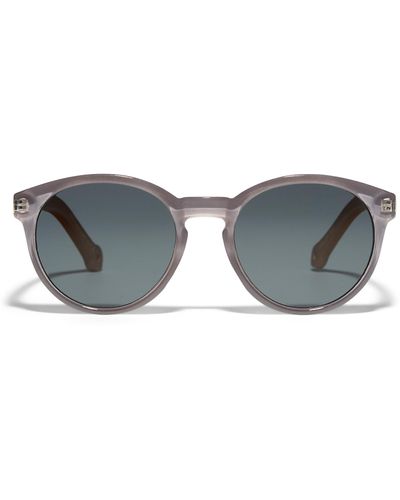 Parafina Costa Round Sunglasses - Gray