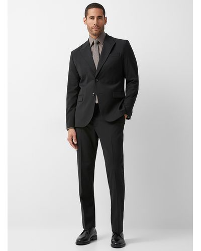 Le 31 Monochrome Suit London Fit - Black