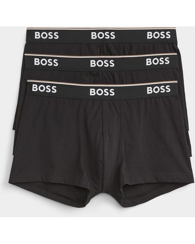 BOSS Boss Cotton Stretch Trunks 3-pack - Black