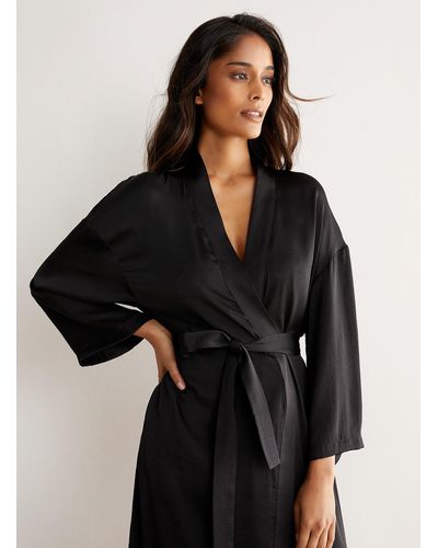Satin Robes, robe dresses and bathrobes for Women | Lyst