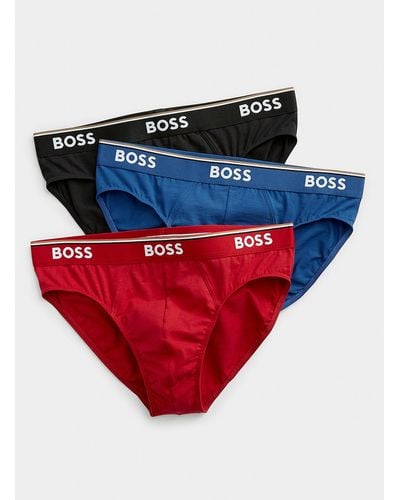 BOSS Classic Solid Briefs 3 - Red