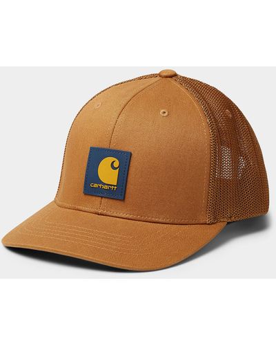 Carhartt Box Logo Trucker Cap - Brown