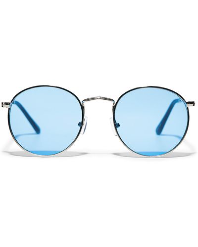 Le 31 Earl Round Sunglasses - Blue