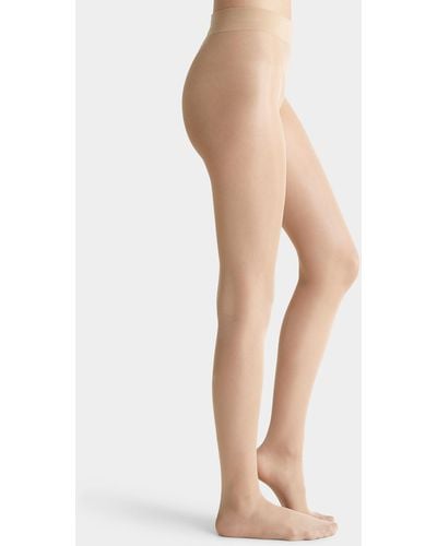 Wolford Satiny Touch Sheer Pantyhose - White