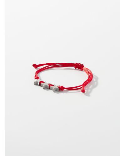 Le 31 Starry Red Cord Bracelet