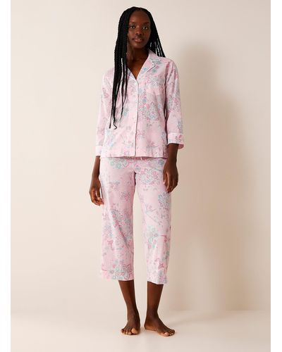 Ralph Lauren Ornamental Flowers Pyjama Set - Pink