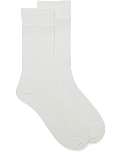 Le 31 Essential Organic Cotton Socks - White
