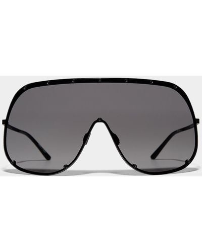 Rick Owens Shield Sunglasses - Grey