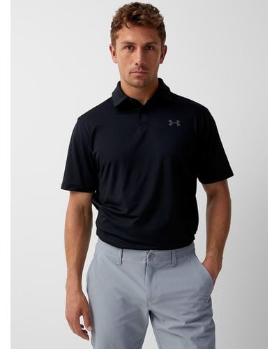 Under Armour Tee To Green Stretch Golf Polo - Black