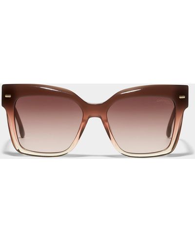 Carrera Graded Large Square Sunglasses - Brown