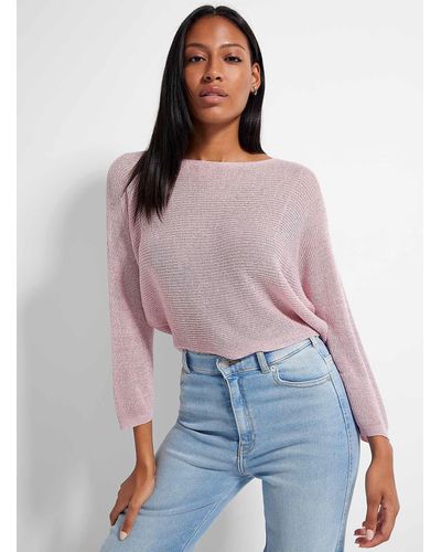 Icône Glittering Threads Lightweight Sweater - Multicolor