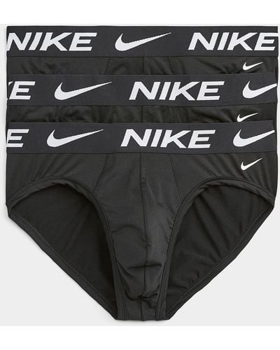 Nike 2Pk Dri Fit Relux Mens Active Underwears Size L, Color: Grey/Black 