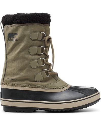 olive green sorel boots