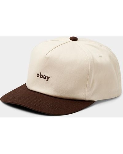 Obey Embroidered - Natural