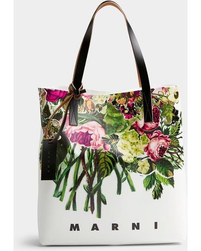 Marni Tribeca Mystical Bloom Tote Bag - Multicolor