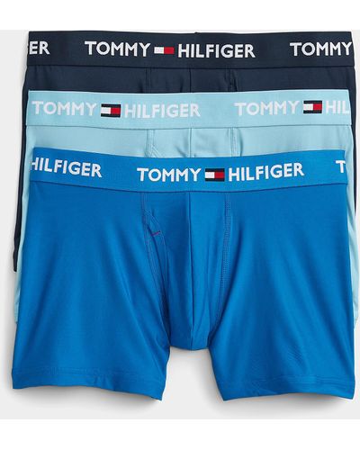 Tommy Hilfiger Solid Everyday Microfiber Trunks 3 - Blue
