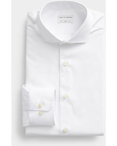 Tiger Of Sweden Farrell 5 Solid Shirt Slim Fit - White