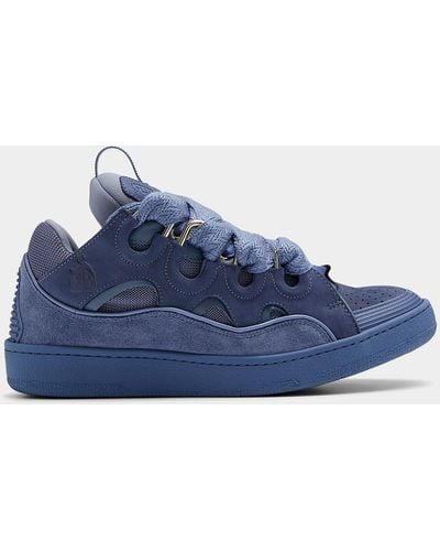 Lanvin Curb Monochrome Sneaker Men - Blue