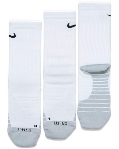 Nike Everyday Max Padded Socks Set Of 3 - White