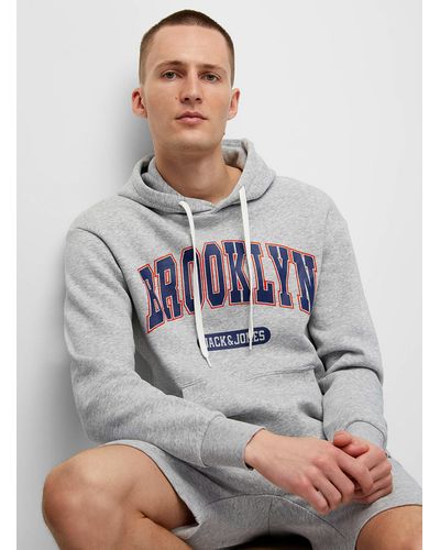 Jack & Jones Brooklyn Hoodie - Gray