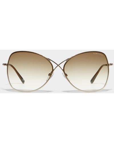 Tom Ford Colette Butterfly Sunglasses - Natural