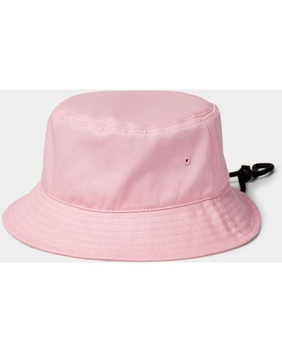 Le 31 Solid Cotton Bucket Hat - Pink