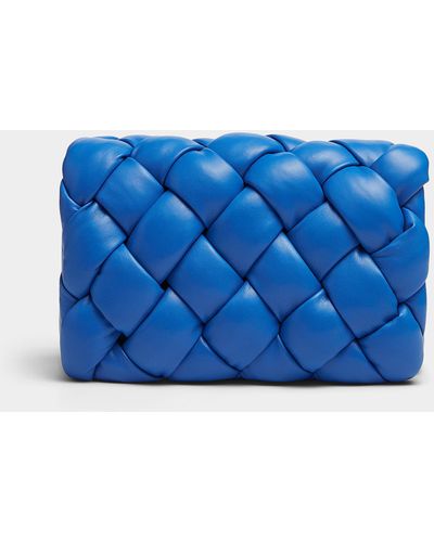 JW PEI Maze Braided Flap Bag - Blue