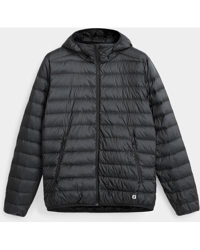 I.FIV5 Recycled Nylon Packable Puffer Jacket - Black