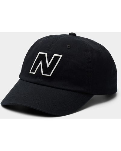 New Balance Embroidered Letter Dad Cap - Black