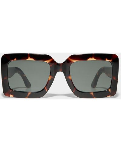 Komono Lana Square Sunglasses - Black