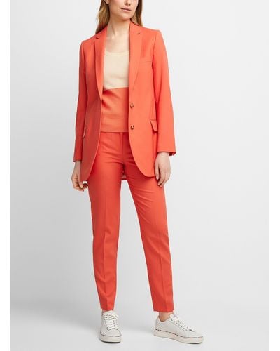 PS by Paul Smith Orange Wool Pant - Red