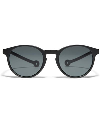 Parafina Isla Round Sunglasses - Grey