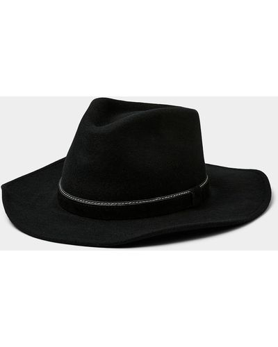 Le 31 Wool Cowboy Hat - Black