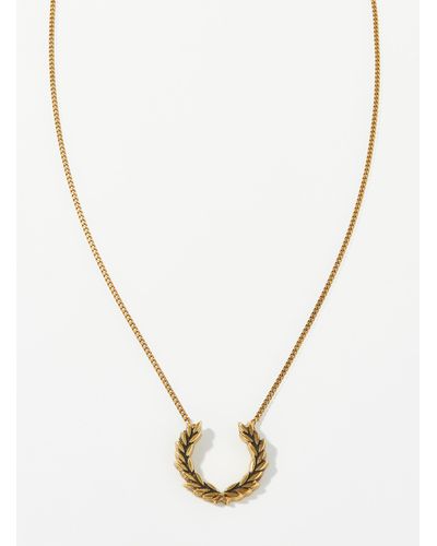 Metallic Fred Perry Necklaces for Men | Lyst