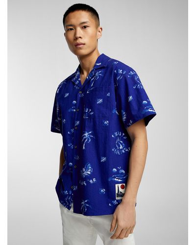 Scotch & Soda Sailor Camp Shirt - Blue