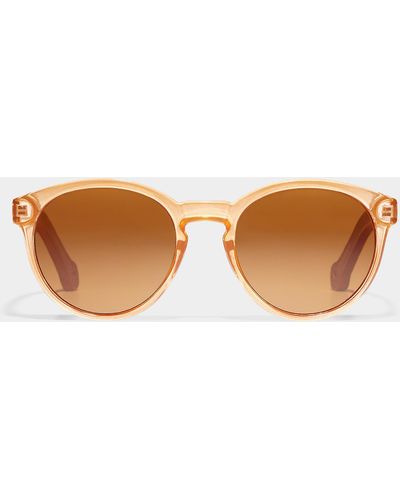 Parafina Costa Round Sunglasses - Brown