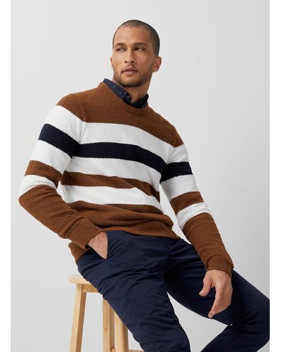 Michael Kors Tricolour Stripe Sweater - Brown
