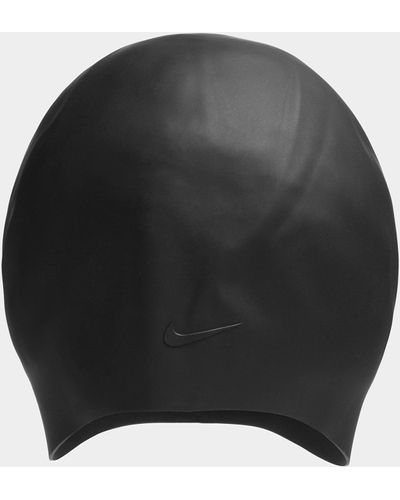 Nike Just Do It Silicone Swim Cap For Long Hair - Black