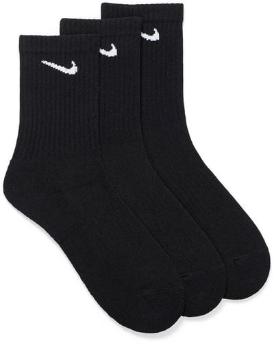 Nike Everyday Max Athletic Socks 3 - Black