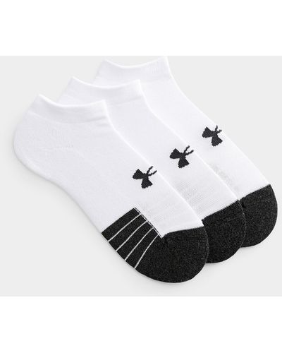 Under Armour Ua Performance Training Ped Socks Set Of 3 - White