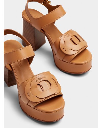 See By Chloé Loys Heeled Platform Sandals Women - Brown