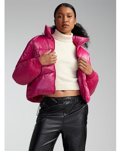 Glossy Puffer Jacket - Ready-to-Wear