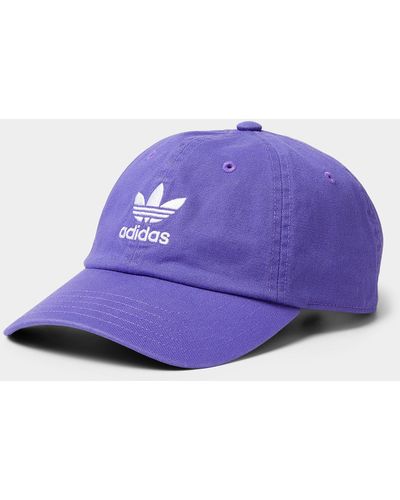adidas Originals Embroidered Logo Purple Baseball Cap
